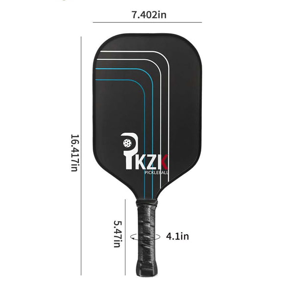 thermofored pickleball-paddle with edge guard