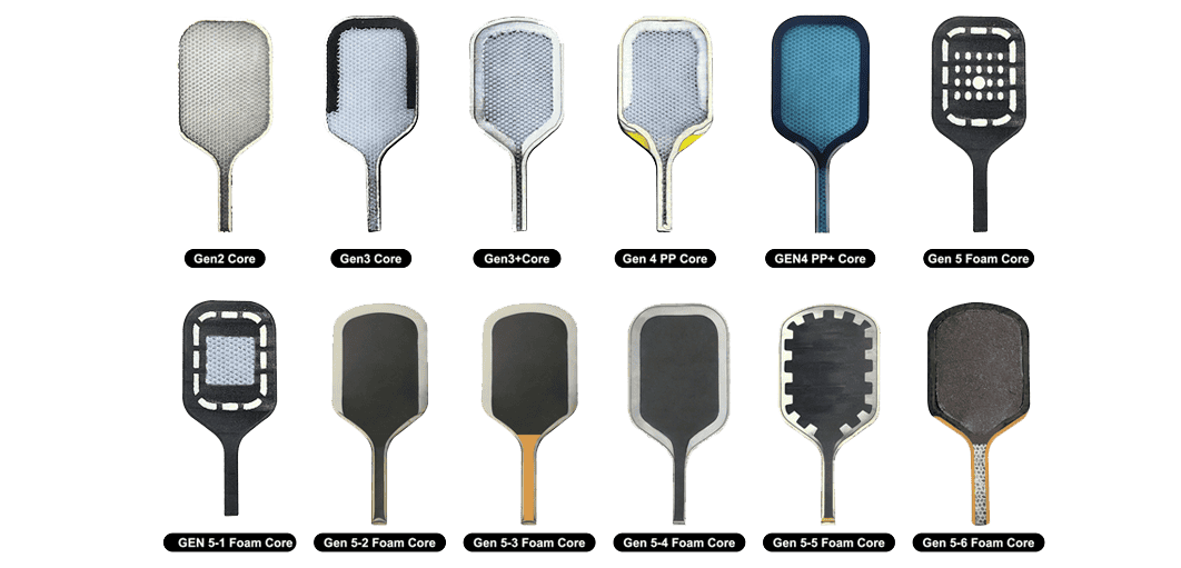 Pickleball-Paddle-Core-Options