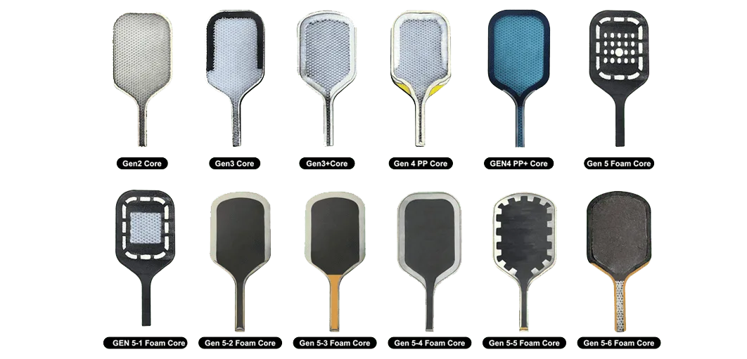 Pickleball-Paddle-Core-Options